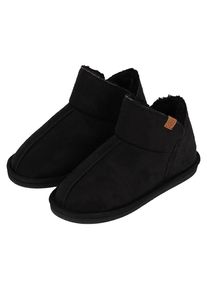 Apollo Hausschuh »LADIES HOME BOOTS SUEDE«, mit Logoprägung und kuscheligen, wärmenden Innenfutter
