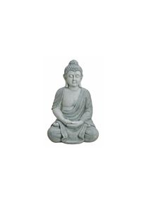 Dekofigur »G. Wurm Buddha sitzend in Grau«