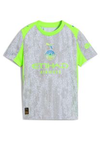 Puma, Unisex, Fussballtrikot, MCFC 3rd Replica Jr (164), Blau, 164