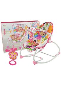 Lean Toys, Babywippe, 2-in-1-Schaukelwiege mit Sound