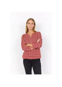 soyaconcept , Shirtbluse »SC-FELICITY AOP 519« , RED COMBI , XL , XL , Bluse von soyaconcept