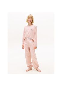 Tommy Hilfiger Underwear , Pyjama, (Set, 2 tlg.), für Kinder bis 16 Jahren, reine Baumwolle, Logoschriftzug am Bund , Foggy Pink , 140/146 ,...