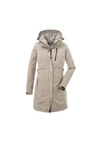 Killtec, Damen, Parka &raquo;KOW 165 WMN PRK&laquo; Wasser- und winddichter Parka mit Teddyfleece und abnehmbarer Kapuze, helltaupe, 38, helltaupe, Funktionsparka