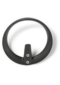 Essem Design Garderobenhaken Aluminium Schwarz
