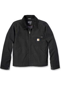 Carhartt Duck Detroit Rugged Flex Detroit, casaco t&ecirc;xtil , cor: Preto , tamanho: M