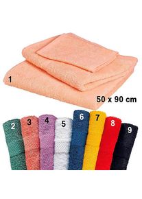 Fripac-Medis Kabinett Frottier Handtuch rot