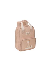 safta Kinderrucksack »Sophie la Girafe Cookie«, Gepolsterte Schultergurte, Gepolstertes Rückenteil, Höhenverstellbar