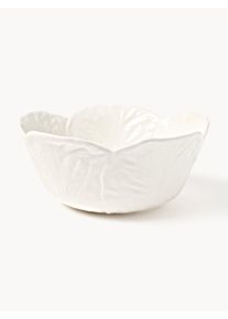 BORDALLO PINHEIRO Šalátová misa Cabbage Biela Hlina Ø 30 x V 13 cm