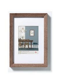 walther + design Marco de madera Fiorito 30x45 cm, NOGAL