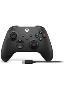 Microsoft Xbox WLC M PC USBC fo EN/FR/DE/IT/PL/PT/ (PC, Android, Xbox Series S, Xbox Series X, iOS, Xbox One S), Gaming Controller, Schwarz