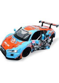 Blau Audi R8 LMS Diecast 1:24 inkl. Knopfzellen