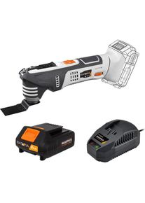 Accu-Chek, Multifunktionswerkzeug, Batavia Accu 18V Oszillerende Multitool - inkl.2,0 Ah Li -Ion Accu / 2,4a Oplader -