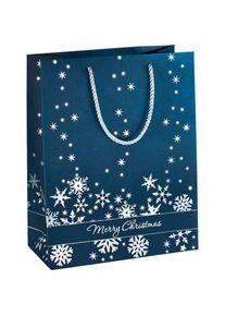 Sigel, Geschenkverpackung, Geschenktasche Silver GT110 Snowflakes,260x330x125mm 3 St. (Geschenktüte, 3 x)