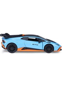 Blau Lamborghini Huracán STO Diecast 1:32 inkl. Knopfzellen