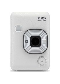Fujifilm Instax mini LiPlay, Sofortbildkamera, Weiss, Silber