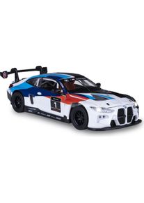Weiss BMW M4 GT3 Diecast 1:32 weiss inkl. Knopfzellen
