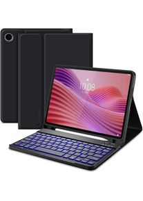 Tech-Protect SC Pen + Keyboard Case for Lenovo Tab 10.1 TB-311 - Black (Ohne Tastaturlayout), Tablet Tastatur, Schwarz