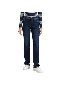 Tom Tailor, Damen, Straight-Jeans &raquo;Style ELVA&laquo; mit Stretch, clean dark stone, L&auml;nge 34, 28 -L&auml;nge 34, clean dark stone, Denim f&uuml;r Damen von Tom Tailor