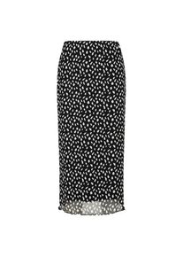 Cartoon, Damen, Midirock &raquo;Midirock mit Gummizug&laquo;, Wei&szlig;/Schwarz, 42, Wei&szlig;/Schwarz, Passform: Figurbetont