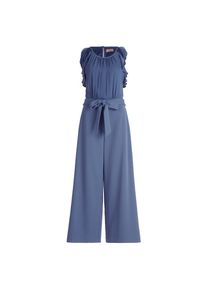 Vera Mont , Jumpsuit »Jumpsuit mit Volant« , Blue Stone , EURO , 42 -EURO , 42 , Passform: Figurumspielend