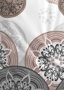 Linon-Bettw&auml;sche, grau, Gr&ouml;&szlig;e 135x200 cm, 100% Baumwolle, bonprix