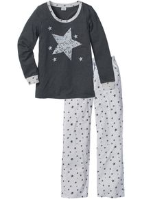 Pyjama, grau, Größe 36/38 (S), bonprix
