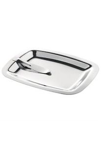 Bandeja de recolha de notas em aço inoxidável com clip Olympia CM759