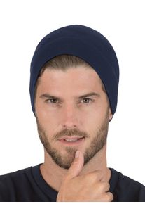 TRIGEMA Gebreide muts TRIGEMA Soft-Cap (1 stuk) unisex mutsen maat XS (34) blauw