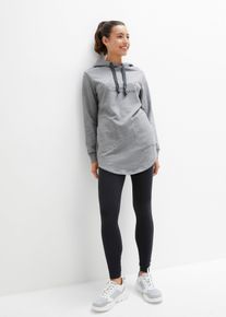 bonprix Női Melegítő hosszú szabadidőfelsővel és legginggel (2-részes), szürke, 56/58
