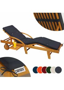Detex Ligbedkussen Antraciet 195x55x5cm