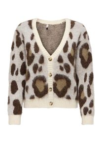 Only Cardigan 'ONLEdelie' Femme beige taille L