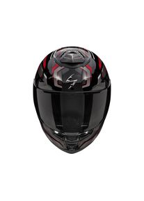 Scorpion EXO-GT SP Air Augusta Motorradhelm (Schwarz/Grau/Rot)