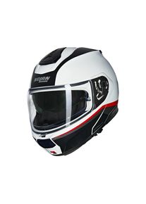 Nolan N100-6 N-Com Incognito 344 Motorradhelm (Wei&szlig;/Rot/Schwarz)