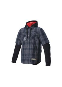 Alpinestars Motorradjacke MO.ST.EQ Tartan Shirt (Grau/Schwarz)