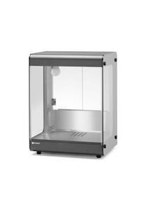 Calentador de nachos Hendi con puerta abatible, bandeja recogemigas e iluminación de 500W