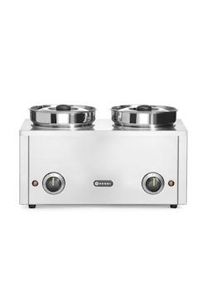 Hendi Thermosystem2 2x 4,2 litri con pentola e coperchio in acciaio inox 230V