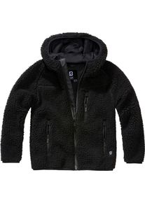 Brandit Teddyfleece, zip hoodie kids , color: Black , size: 122/128