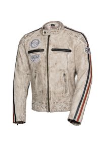 Spirit Motors Retro-Style Lederjacke 3.0 weiß M - Motorradbekleidung - Motorradjacken - Motorrad Lederjacken