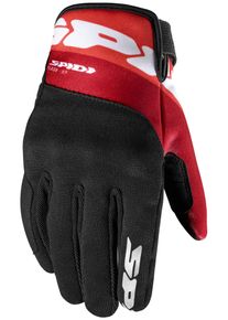 Spidi Flash-KP, gloves , color: Black/Red , size: XXL