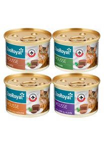 ZooRoyal Mousse Mixpaket Gefl&uuml;gel & Lamm 24x85g