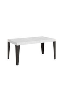 Itamoby Tavolo allungabile 90x130/390 cm Flame Premium bianco frassino telaio Antracite