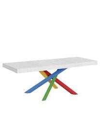Itamoby Tavolo allungabile 90x200/460 cm Volantis Premium bianco frassino telaio 4/B
