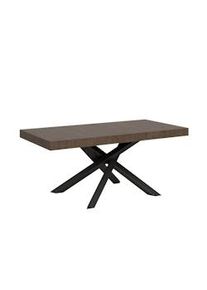 Tavolo allungabile 90x180/440 cm Volantis Noce telaio Antracite