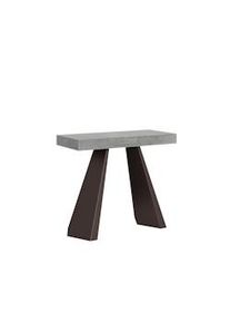 Itamoby Consolle allungabile Diamante Small L.90 P.40 H.77 (allungabile fino a 196 cm) Cemento