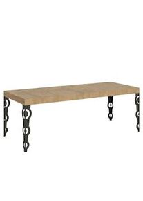 Itamoby Tavolo allungabile 90x160/420 cm Karamay Premium quercia natura telaio Antracite