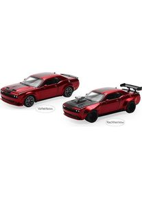 Jamara Dodge Challenger SRT Jailbreak Diecast 1:36 rot 2in1