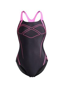 arena Jednodielne plavky 'Graphic Pro Back' Ženy ružov&aacute; / čierna XS