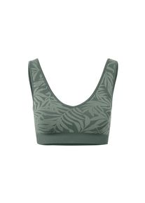 Tchibo - Seamless-Sport-Bustier - Damen - Gr. XL - gr&uuml;n/jacquard