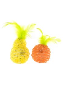 Lot de jouets TIAKI Poire et Orange.- lot de 2 jouets
