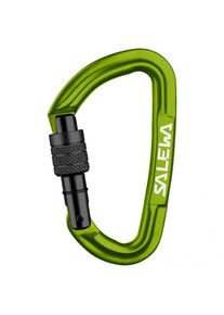 Salewa - Hot G3 Screw Carabiner - Skrukarabiner, olivengr&oslash;nn/gr&oslash;nn/svart